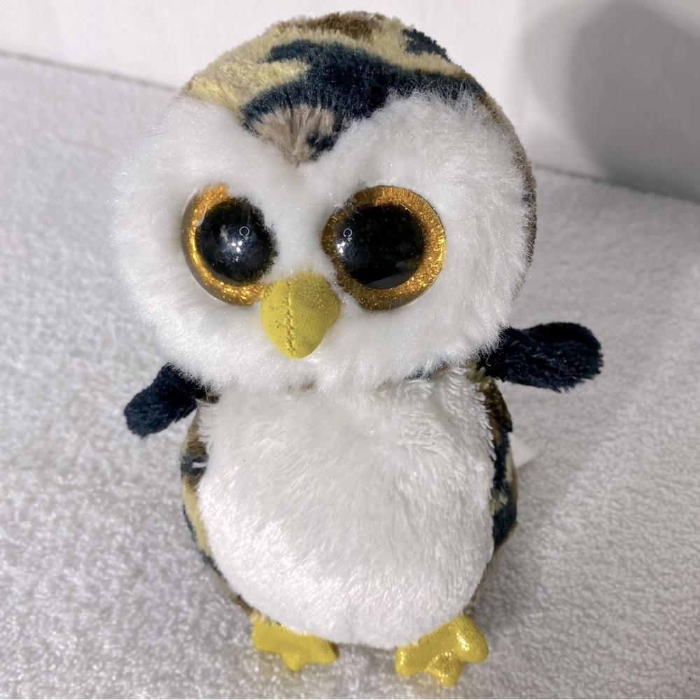 5/$35 Ty Beanie Boo Owliver The Camouflaged Owl Plush Toy Stuffed Animal